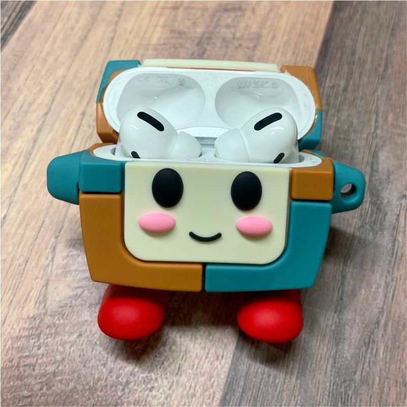 Cute Robot Case with Airpods Pro