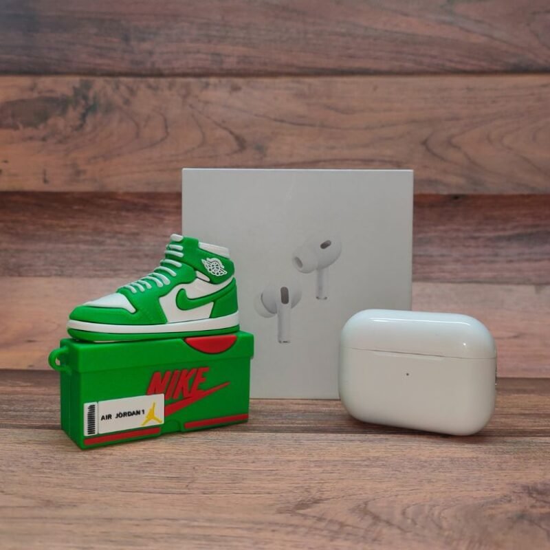 Airpods Pro 2 ANC with Nike Case Green