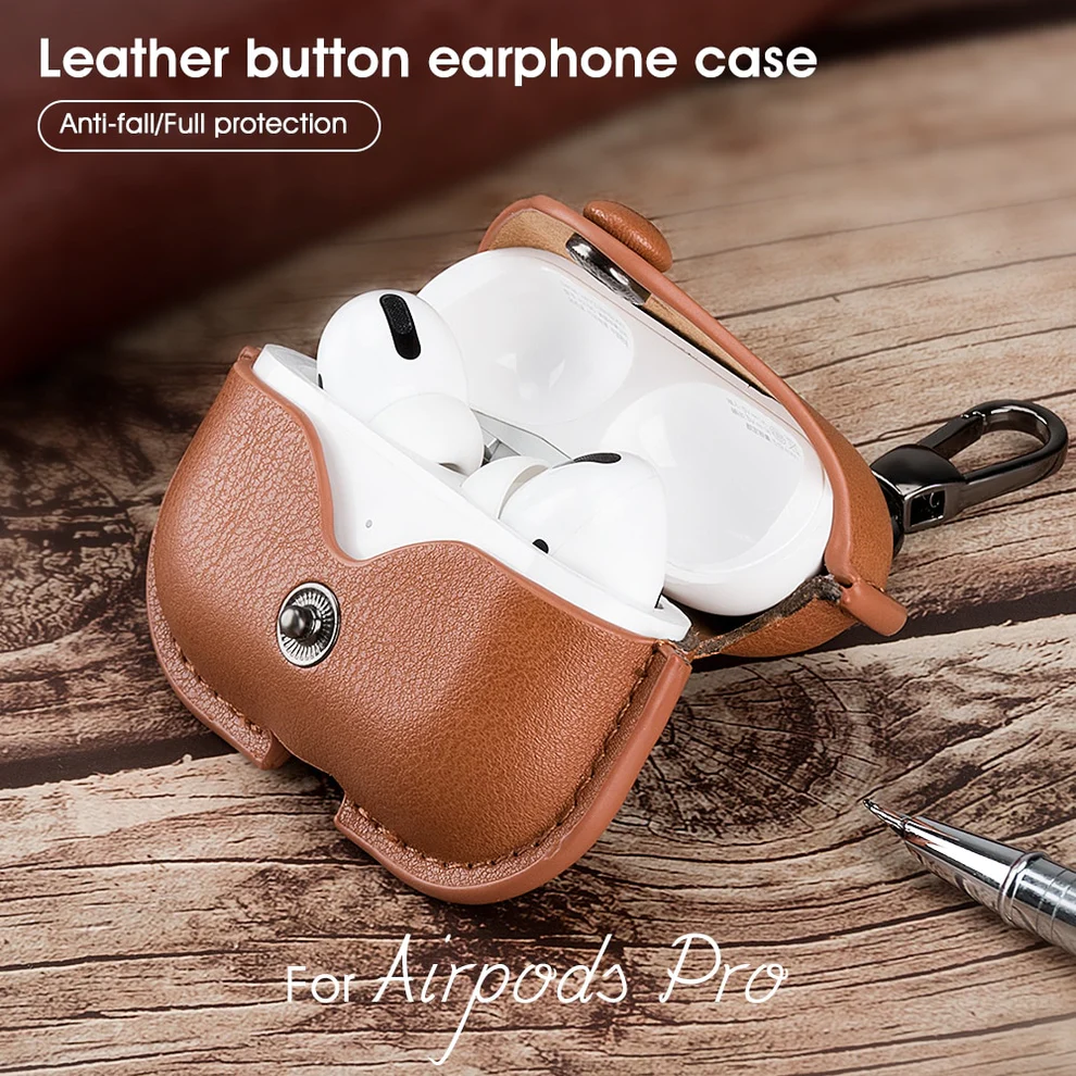 Leather Case for Airpods Pro 1st 2nd Generation