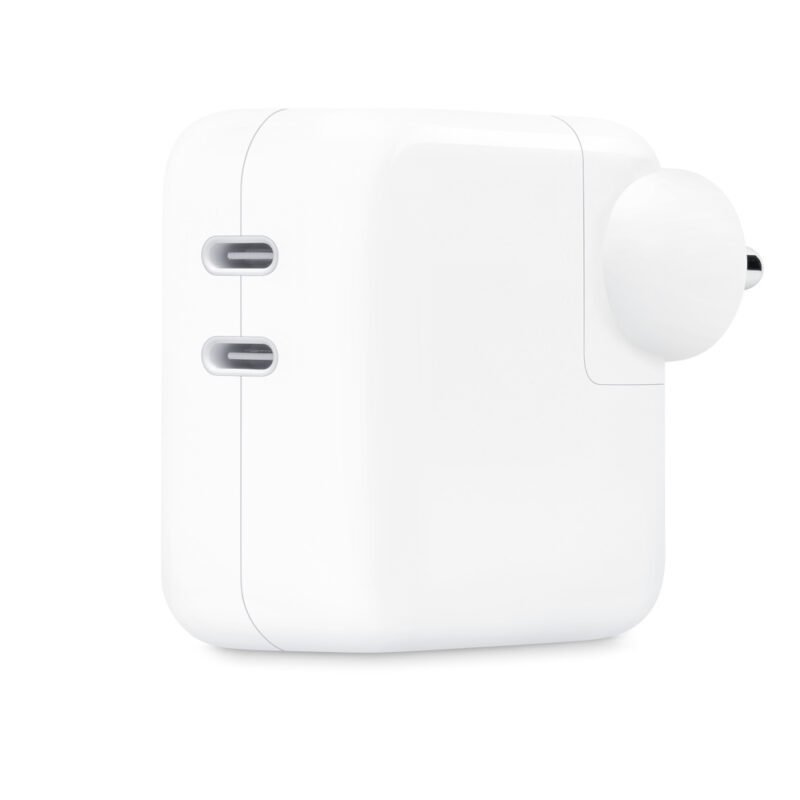 35W Power Adapter Dual USB-C Port Compatible with Apple