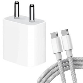 iPhone USB-C 20w Power Adapter and USB-C to C Charge Cable